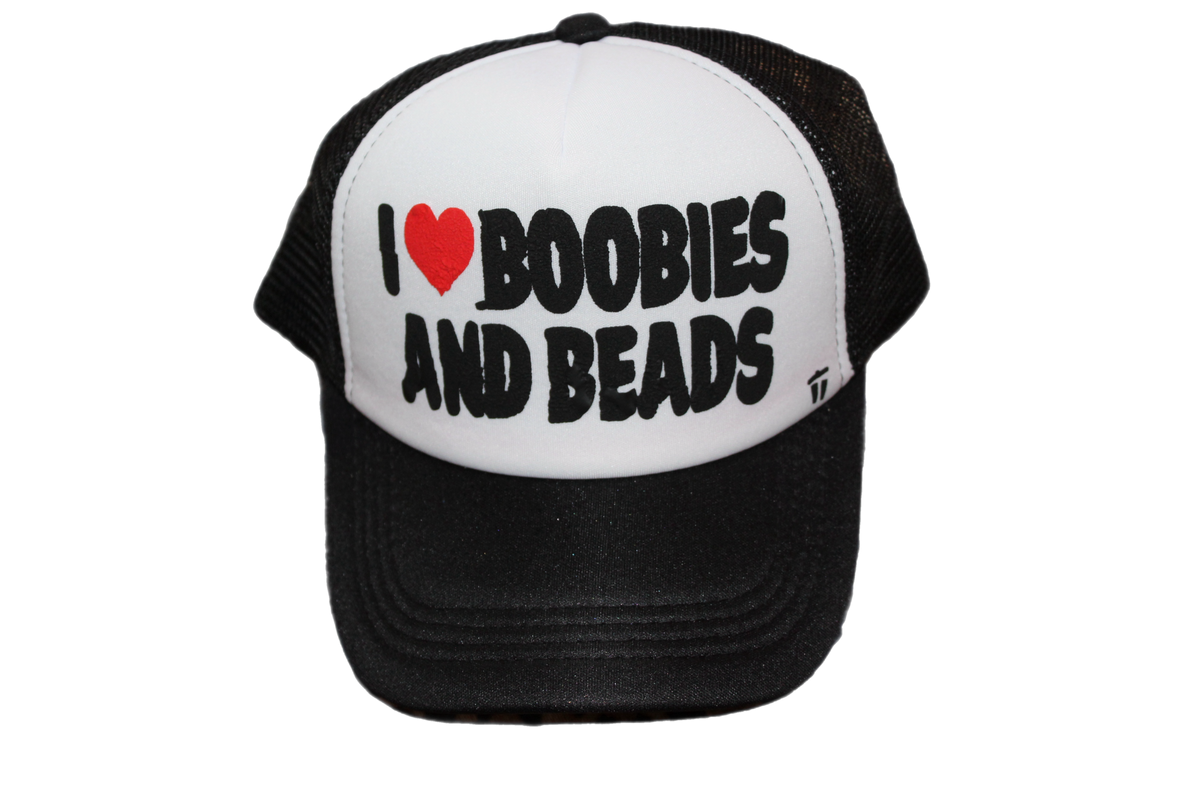 "I ❤️ Boobies and Beads" Trucker Hat