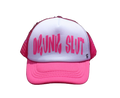 "Drunk Slut" Trucker Hat - Hot Pink